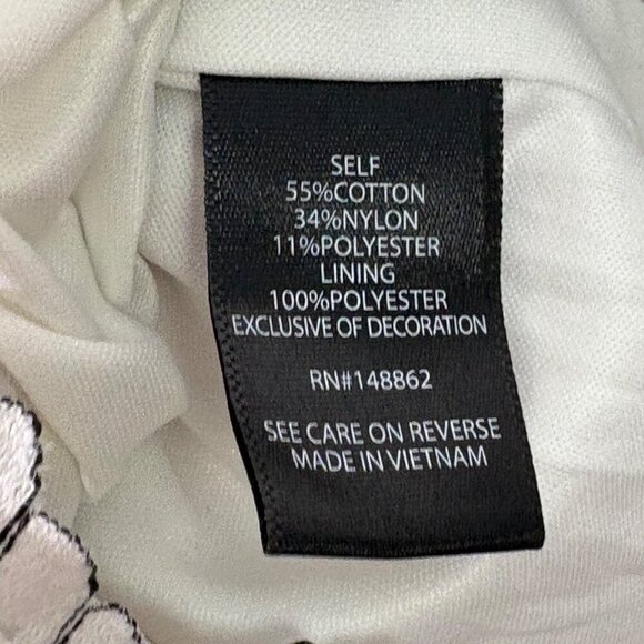 Torrid Women's Feminine White Lace Mock Neck Blouse With Sheer Paneling Size 5x - Picture 11 of 12